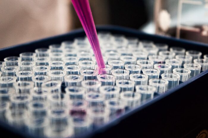 Pipette and laboratory tubes for PCR and gene analysis